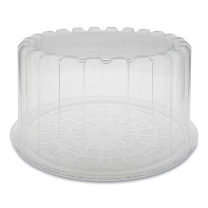Plastic Cake Container, Deep 8" Cake Container, 9.25" Diameter x 5"h, Clear, 100/Carton1