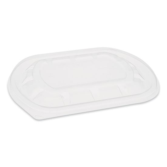 ClearView MealMaster Lid with Fog Gard Coating, Medium Flat Lid, 8.13 x 6.5 x 0.38, Clear, 252/Carton1