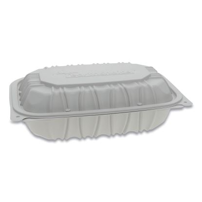 EarthChoice Vented Microwavable MFPP Hinged Lid Container, 9 x 6 x 2.75, White, 170/Carton1