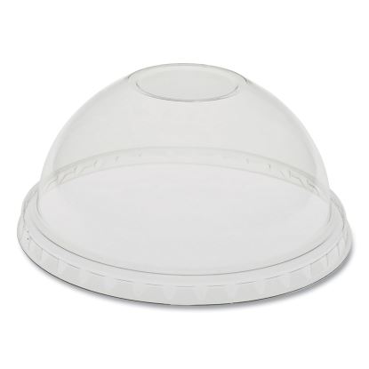 EarthChoice Strawless RPET Lid, Dome Lid, Clear, Fits 12 oz to 24 oz "B" Cups, Clear, 1,020/Carton1