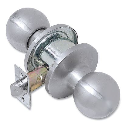 Light Duty Commercial Passage Knob Lockset, Stainless Steel Finish1