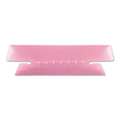 Transparent Colored Tabs For Hanging File Folders, 1/3-Cut, Pink, 3.5" Wide, 25/Pack1