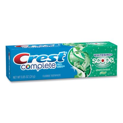 Complete Whitening Toothpaste + Scope, Minty Fresh, 0.85 oz Tube, 36/Carton1