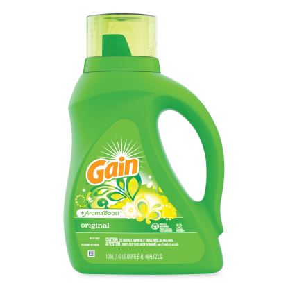 Liquid Laundry Detergent, Gain Original Scent, 46 oz Bottle, 6/Carton1