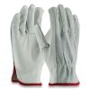 Top-Grain Leather Drivers Gloves with Shoulder-Split Cowhide Leather Back, Small, Gray2