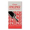Fineliner Markers, Fine Bullet Tip, Red, Dozen2