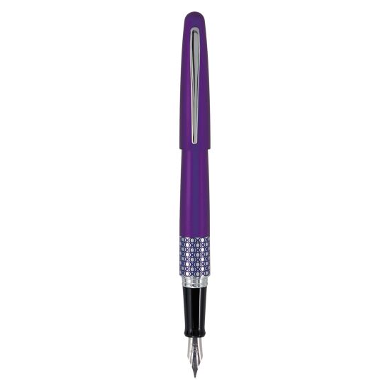 MR Retro Pop Collection Fountain Pen, Fine 0.7 mm, Black Ink, Purple1