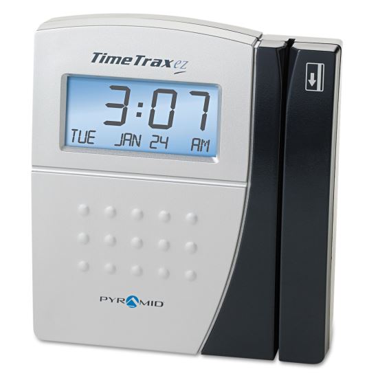 TimeTrax EZ Time and Attendance System, Digital Display, Black1