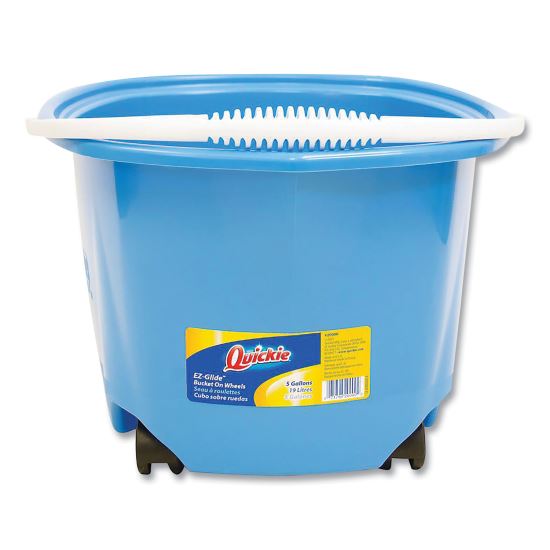 EZ-Glide Bucket on Wheels, 5 qt, Blue1