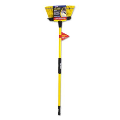 Job Site Super-Duty Multisurface Upright Broom, 16 x 54, Fiberglass Handle, Yellow/Black1
