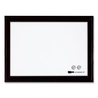 Home Decor Magnetic Dry Erase Board, 23 x 17, Black Wood Frame1