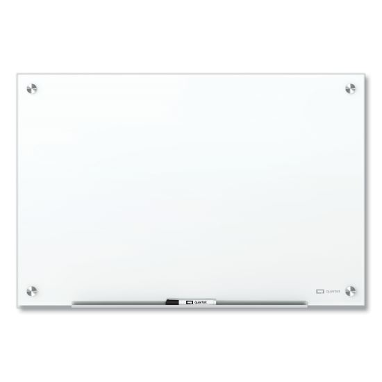 Brilliance Glass Dry-Erase Boards, 48 x 48, White Surface1