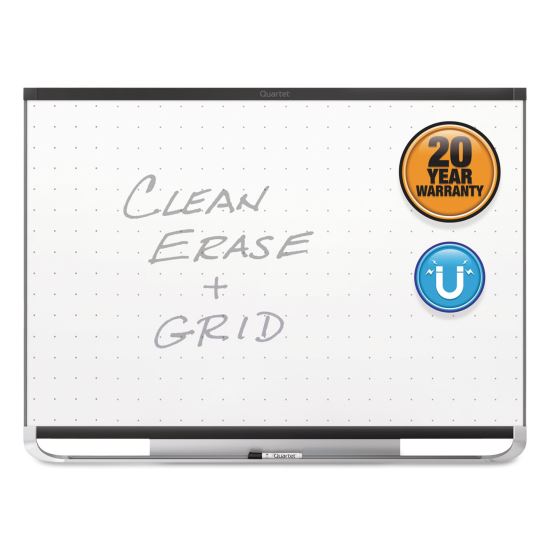 Prestige 2 Magnetic Total Erase Whiteboard, 72 x 48, Black Frame1