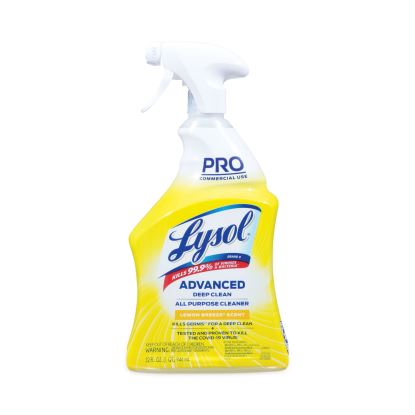 Advanced Deep Clean All Purpose Cleaner, Lemon Breeze, 32 oz Trigger Spray Bottle, 12/Carton1
