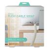 Flexi Cable Wrap, 0.5" to 1" x 12 ft, White1