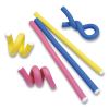 Flexi Ties Cushioned Cable Ties, 0.4" x 5", Assorted Colors, 8/Pack2