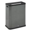 Elevate Decorative Refuse Container, Landfill, 23 gal, 25.14 x 12.8 x 31.5, Pearl Dark Gray1