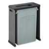 Elevate Decorative Refuse Container, Landfill, 23 gal, 25.14 x 12.8 x 31.5, Pearl Dark Gray2