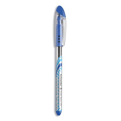 Slider Basic Ballpoint Pen, Stick, Extra-Bold 1.4 mm, Blue Ink, Blue Barrel, 10/Box1