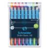 Slider Basic Ballpoint Pen, Stick, Extra-Bold 1.4 mm, Assorted Ink and Barrel Colors, 8/Pack2