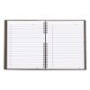 NotePro Notebook, 1 Subject, Medium/College Rule, Black Cover, 11 x 8.5, 75 Sheets2