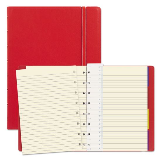 Notebook, 1 Subject, Medium/College Rule, Red Cover, 8.25 x 5.81, 112 Sheets1