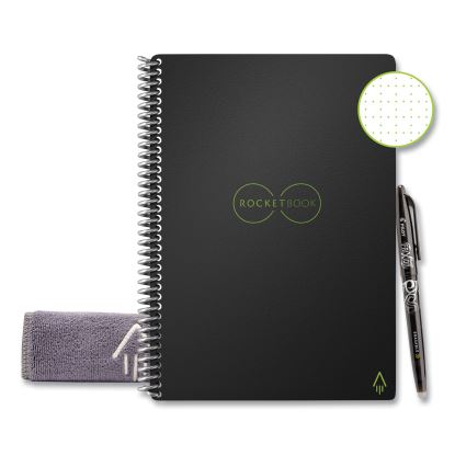 Core Smart Notebook, Dotted Rule, Black Cover, 8.8 x 6, 18 Sheets1