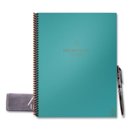 Fusion Smart Notebook, Seven Assorted Page Formats, Teal Cover, 11 x 8.5, 21 Sheets1