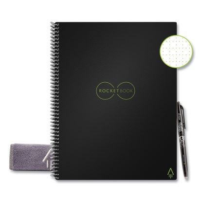 Core Smart Notebook, Dotted Rule, Black Cover, 11 x 8.5, 16 Sheets1