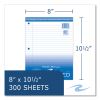 Notebook Filler Paper, 3-Hole, 8 x 10.5, Wide/Legal Rule, 300/Pack2