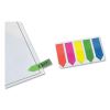 Removable Small Arrow Page Flags, Blue, Green, Orange Pink, Yellow, 125/Pack2