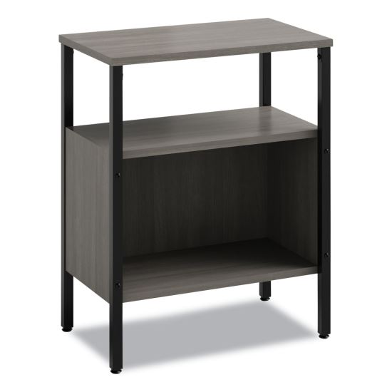 Simple Storage, Two-Shelf, 23.5w x 14d x 29.6h, Gray1