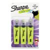 Clearview Tank-Style Highlighter, Yellow Ink, Chisel Tip, Yellow/Black/Clear Barrel, 3/Pack1