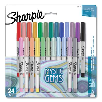Mystic Gems Markers, Ultra-Fine Needle Tip, Assorted, 24/Pack1