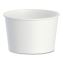 Double Poly Paper Food Containers, 8 oz, 3.8" Diameter x 2.4"h, White, 50/Pack, 20 Packs/Carton1