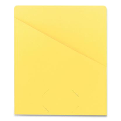 File Jackets, Letter Size, Yellow, 25/Pack1