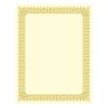 Premium Certificates, 8.5 x 11, Ivory/Gold with Fleur Gold Foil Border, 15/Pack1