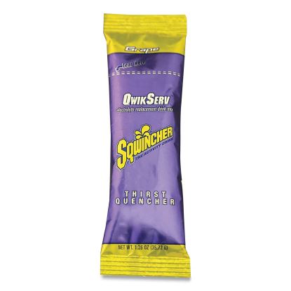 Thirst Quencher QwikServ Electrolyte Replacement Drink Mix, Grape, 1.26 oz Packet, 8/Pack1