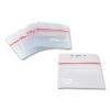 Sealable Cardholder, Horizontal, 3.75 x 2.62, Clear, 50/Pack2