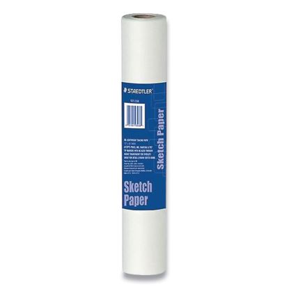 Transparent Sketch Paper Roll, 8 lb Bond Weight, 12" x 50 yd, White1