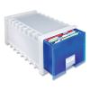 Archive Storage Drawers, Letter/Legal Files, 15.3" x 24.25" x 11.38", Blue/White2