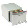 Stackable Storage Drawer, 14.8" x 18.3" x 12.8", Gray2