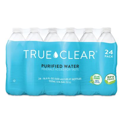 Purified Bottled Water, 16.9 oz Bottle, 24 Bottles/Carton, 84 Cartons/Pallet1