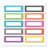 Chevron Labels Magnetic Accents, 10 Assorted Colors, 4.75" x 1.5", 20/Pack1