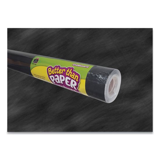 Better Than Paper Bulletin Board Roll, 4 ft x 12 ft, Chalkboard1