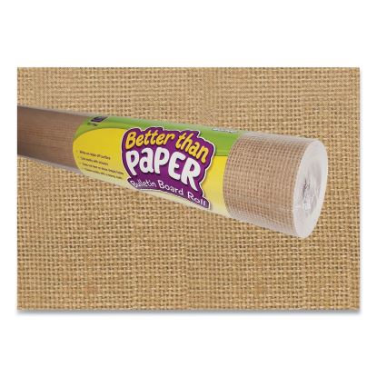 Better Than Paper Bulletin Board Roll, 4 ft x 12 ft, Burlap1