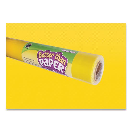 Better Than Paper Bulletin Board Roll, 4 ft x 12 ft, Yellow Gold1