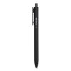 Quick Dry Gel Pen, Retractable, Fine 0.5 mm, Black Ink, Black Barrel, 5/Pack2