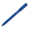 Quick Dry Gel Pen, Stick, Medium 0.7 mm, Blue Ink, Blue Barrel, Dozen2