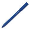 Quick Dry Gel Pen, Stick, Fine 0.5 mm, Blue Ink, Blue Barrel, Dozen2